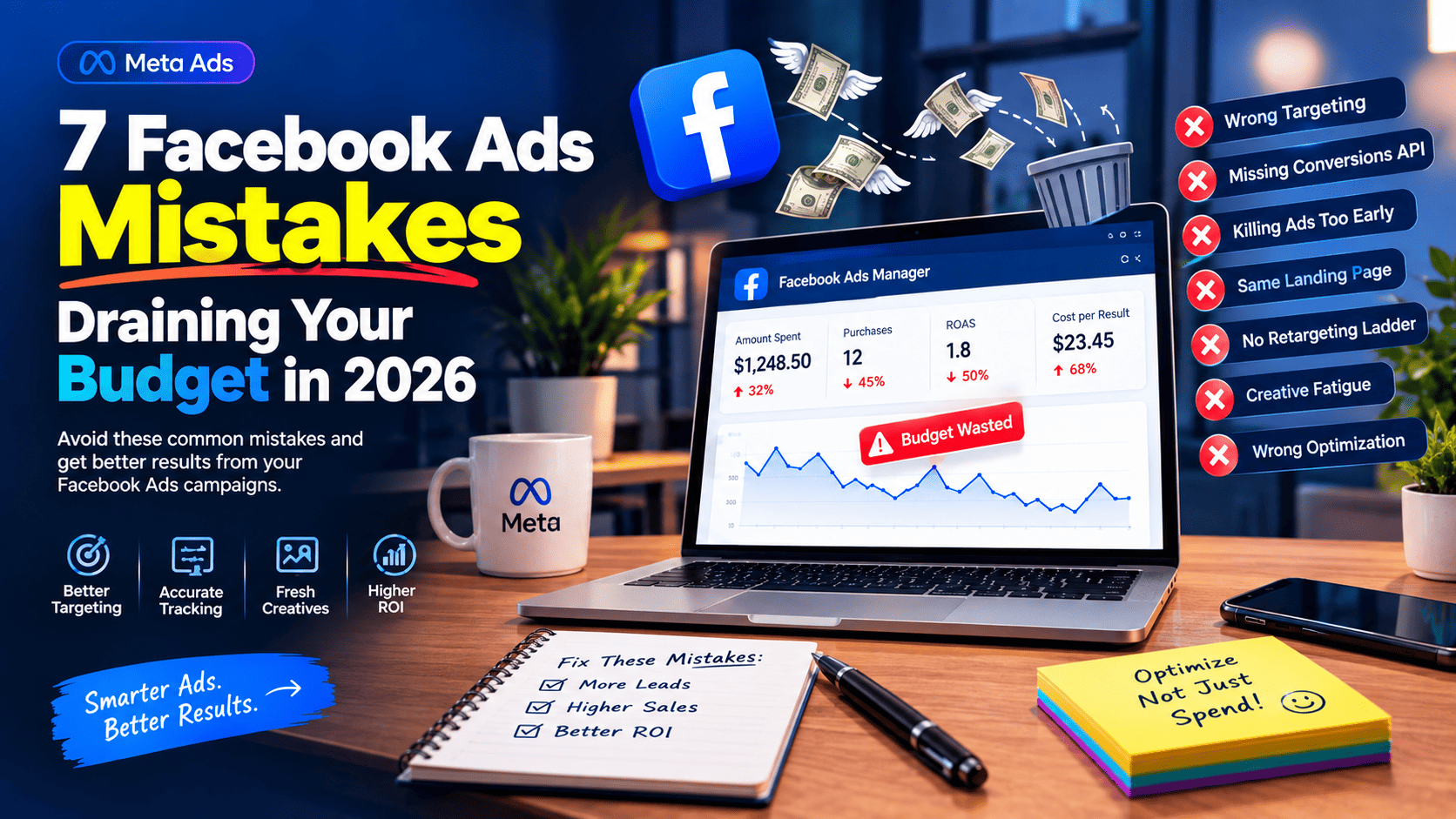 7 Facebook Ads Mistakes Draining Your Budget in 2026